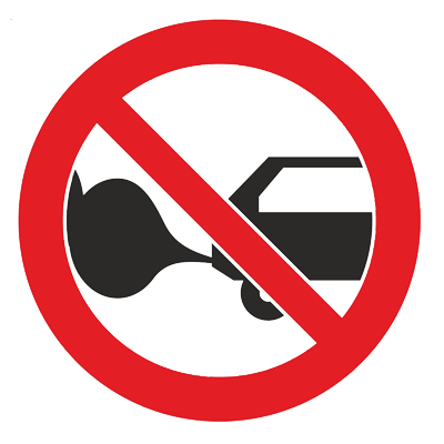 Знак - Заправка при работающем двигателе запрещена Р-38